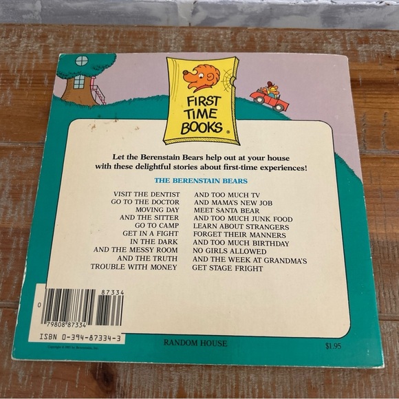 The Berenstain Bears First Time Book Lot(3) Strangers, Junk Food, Birthday 85-86 - Picture 11 of 12